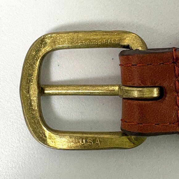 Smathers & Branson Needlepoint Belt Size 34 Georgetown University Brass Buckle - Picture 7 of 11